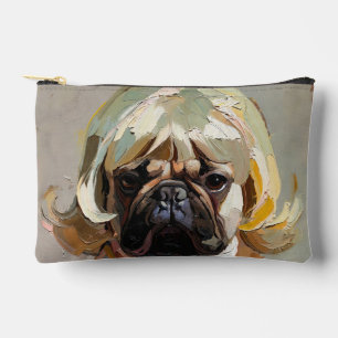 Pochette À Accessoires Peinture à l'huile de chien sérieux (#4)