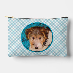 Pochette À Accessoires Peinture de chiot Wire Fox Terrier Chien tricolore