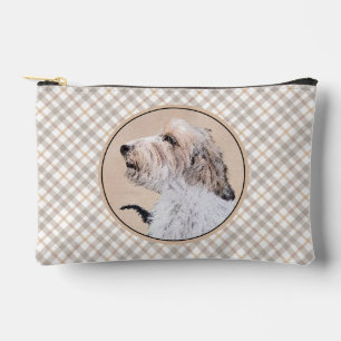Pochette À Accessoires Peinture de Petit Basset Griffon Vendéen Chien PBG