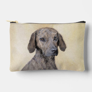 Pochette À Accessoires Peinture de Plott Hound Bringé Mignon Art Original