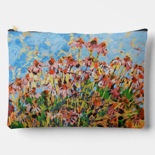 Pochette À Accessoires Peinture de Rudbeckias  / Artiste Larry Lerew