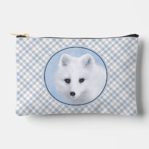 Pochette À Accessoires Peinture d'hiver de Fox Arctique Art original de l