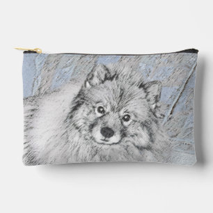 Pochette À Accessoires Peinture Keeshond Kees Jote Original Animal Chien