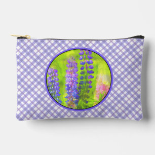 Pochette À Accessoires Peinture Lupine Art Fleur sauvage original