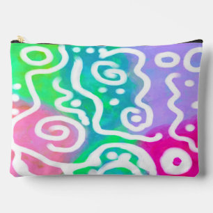 Pochette À Accessoires Peinture numérique Abstraite