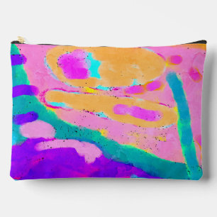 Pochette À Accessoires Peinture numérique Abstraite unique