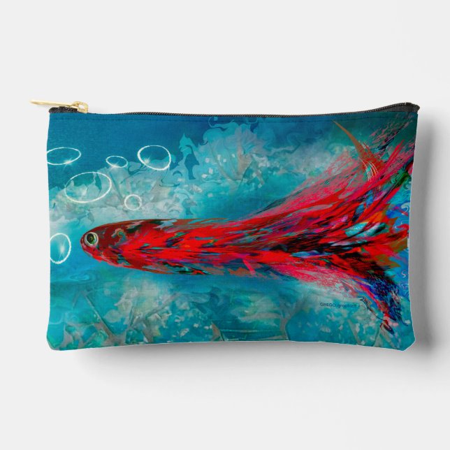 Pochette À Accessoires Penser dans les profondeurs de la mer B G  (Recto)