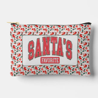 Pochette À Accessoires Père Noël Favori Thème de Noël