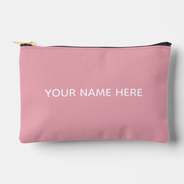 Pochette À Accessoires Personalized Name Stylish Modern Elegant Minimal (Recto)