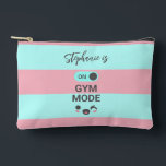 Pochette À Accessoires Personalized On Gym Mode Pink Blue<br><div class="desc">🎒💖 Create a Gym Mode Pink Blue Pouch, adding a name for a unique vibe. 🎀💖 Perfect for makeup, gym gear, or travel accessories, it’s stylish and handy. 🌸✨ Type the name before checkout to make it yours. 🎁 #GymAccessoryPouch #CuteWorkoutStyle #FitnessGift @ActiveMoms @TravelFans @GiftSeekers 👉 Customize your pouch today and...</div>