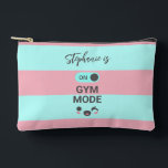 Pochette À Accessoires Personalized On Gym Mode Pink Blue<br><div class="desc">🎒💖 Create a Gym Mode Pink Blue Pouch, adding a name for a unique vibe. 🎀💖 Perfect for makeup, gym gear, or travel accessories, it’s stylish and handy. 🌸✨ Type the name before checkout to make it yours. 🎁 #GymAccessoryPouch #CuteWorkoutStyle #FitnessGift @ActiveMoms @TravelFans @GiftSeekers 👉 Customize your pouch today and...</div>