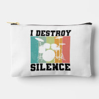 Personnalisé Je Détruis Silence Distressed Drummer