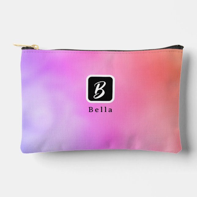 Pochette À Accessoires Personnalisé Sunny Dreamy Rose (Recto)