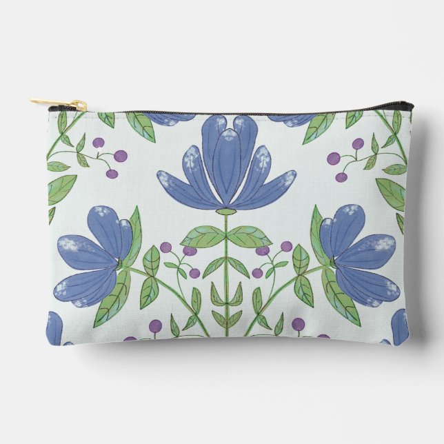 Pochette À Accessoires Petit Poche Fleurs (Recto)