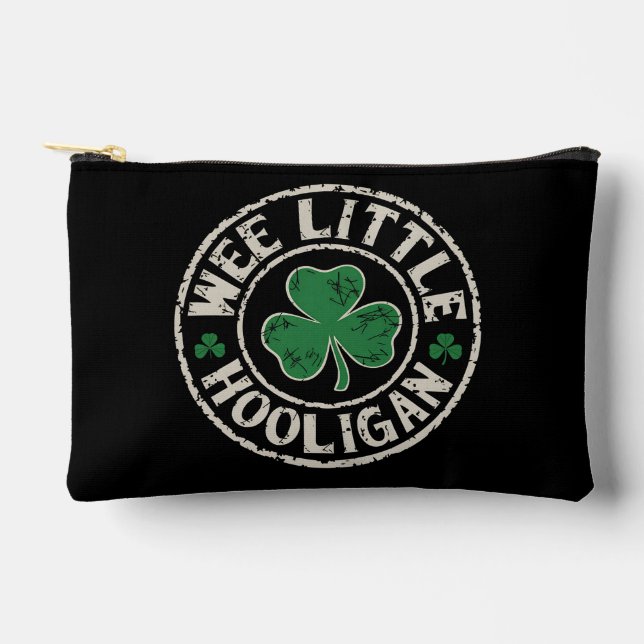 Pochette À Accessoires Petit Trèfle de voyou de la Saint-Patrick (Recto)
