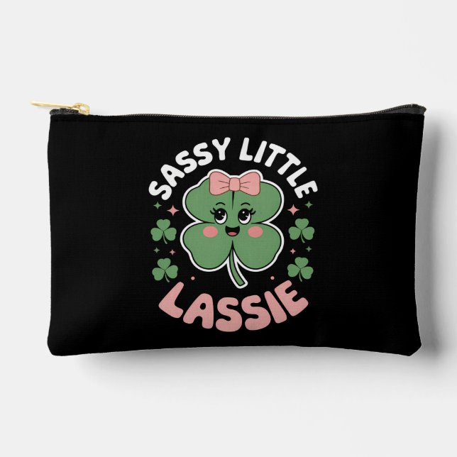 Pochette À Accessoires Petite coquine drôle de la Saint-Patrick (Recto)