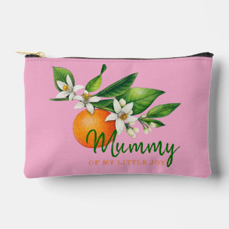Pochette À Accessoires Petite Maman Citron Célébration Imprimé Coupé Cout