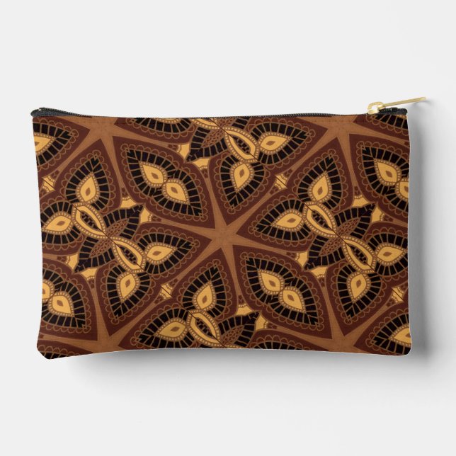 Pochette À Accessoires Petite poche d'accessoires tribal zippée (Verso)