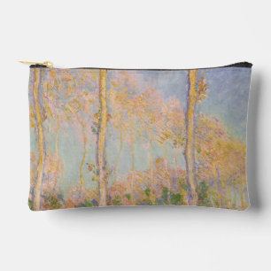 Pochette À Accessoires Peupliers, paysage impressionniste, Claude Monet