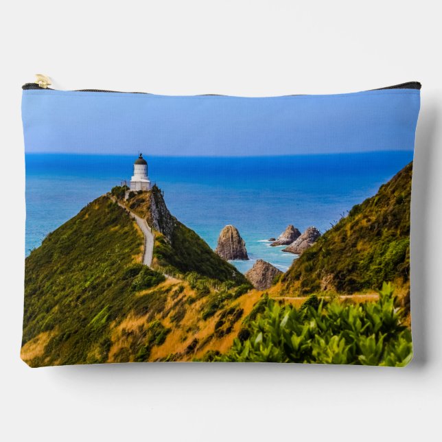 Pochette À Accessoires Phare de Nugget Point, Nouvelle-Zélande (Recto)