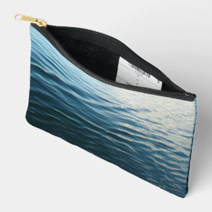 Pochette À Accessoires Photographie abstraite de la nature : nuances d'ea