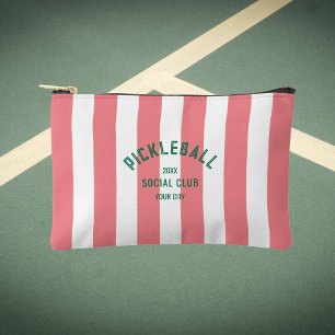 Pochette À Accessoires Pickleball Social Club Pink Cabana Stripe