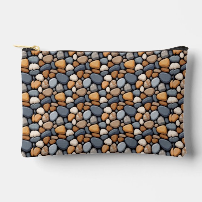 Pochette À Accessoires Pierre de galet colorée (Recto)