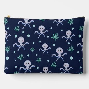 Pochette À Accessoires Pieuvre sous le motif enfants de la mer