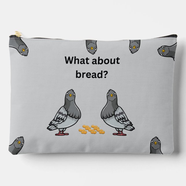 Pochette À Accessoires Pigeon Drôle (Recto)