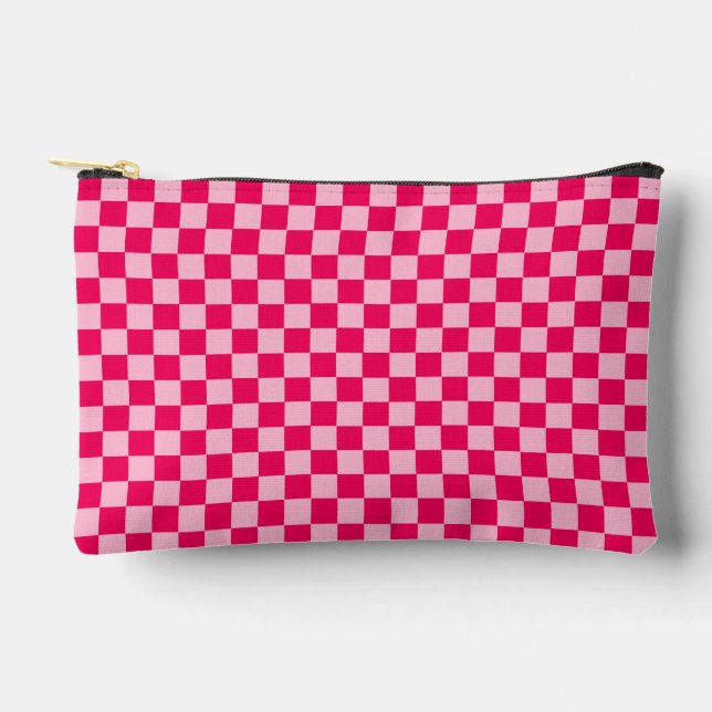 Pochette À Accessoires Pink Combination Classic Checkerboard par STaylor (Recto)