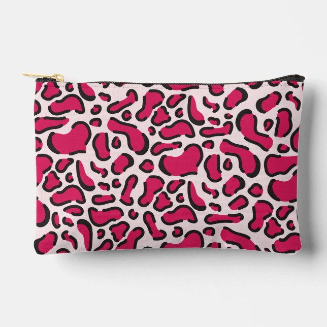 Pochette À Accessoires Pink leopard (Recto)