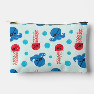 Pochette À Accessoires Pirate Octopus, Pirate Jellyfish, Sea Animaux
