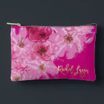 Pochette À Accessoires PixDezines Floral Watercolor Bat mitzvah<br><div class="desc">PixDezines Bat mitzvah floral aquarelle numérique de fleurs de cerisiers rose foncé avec étoile or rose de david. do-it-yourself pour tout événement. do-it-yourself arrière - plan... notre design dynamique vous permet de modifier tous les éléments. Voir le lien "Modifier en utilisant l'outil de conception" ci-dessous pour modifier tous les éléments....</div>