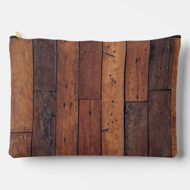 Pochette À Accessoires planches en bois (Recto)