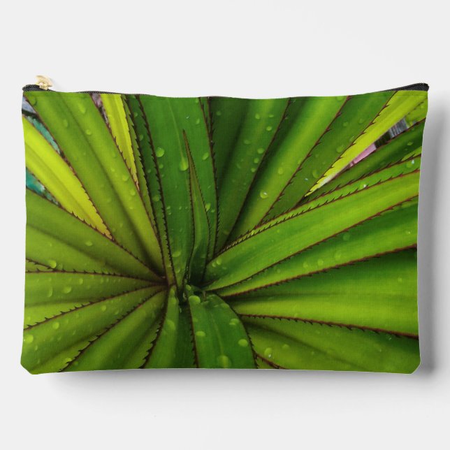 Pochette À Accessoires Pluie matinale sur la moelle à vis Imprimer Coupe  (Recto)