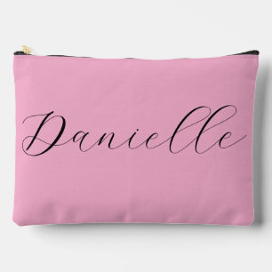 Pochette À Accessoires Plutôt rose minimaliste Élégant Personnalisé