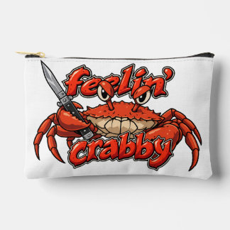 Pochette À Accessoires Poche EDC Colère du Crabe qui fait se sentir Crabb
