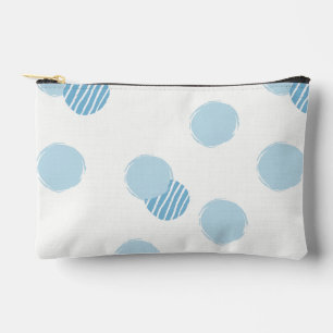 Pochette À Accessoires Pois joueurs bleu doux