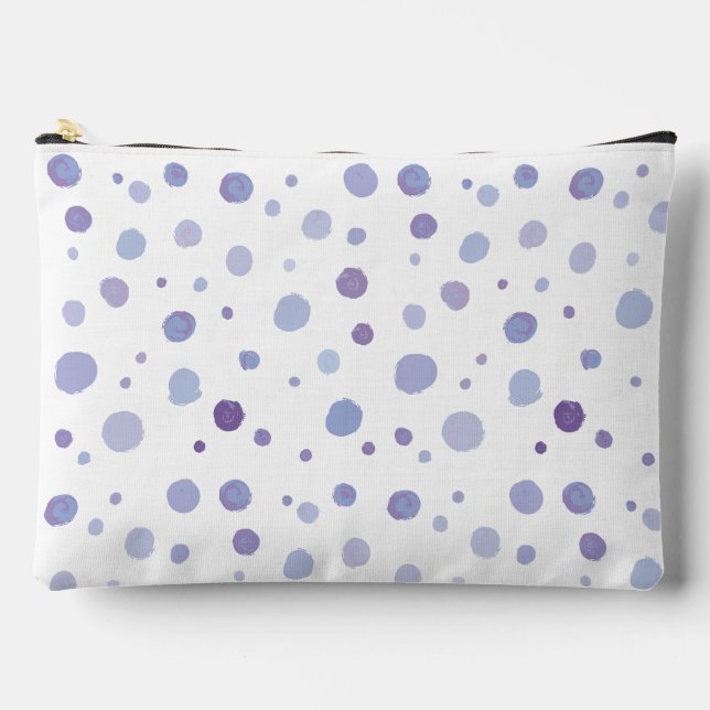 Pochette À Accessoires pois peint à la main (Recto)