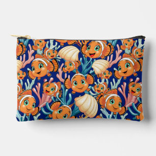 Pochette À Accessoires Poisson clown Dessin animé mignon Famille Sous l'e