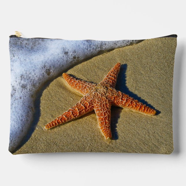 Pochette À Accessoires Poisson unique sur la plage (Recto)