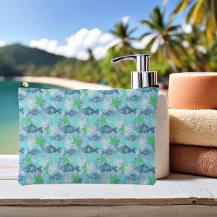 Pochette À Accessoires Poissons et coquillages