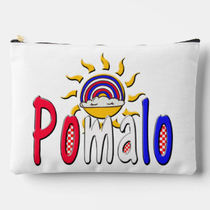 Pochette À Accessoires Pomalo - Détente croate avec soleil et arc-en-ciel