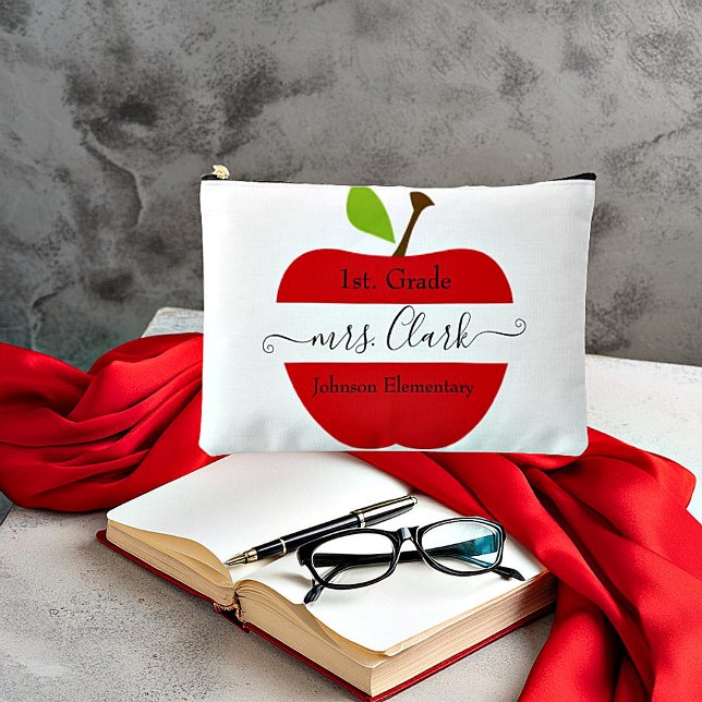 Pochette À Accessoires pomme de professeur personnalisée  (Créateur téléchargé)