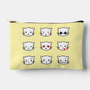 Pochette À Accessoires Pop Art Cute Emoji Chats