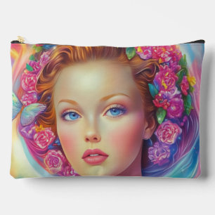 Pochette À Accessoires Portrait de couronne éthérée