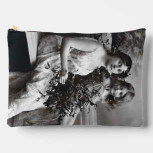 Pochette À Accessoires Portrait intemporel de la mère et de la fille