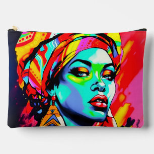 Pochette À Accessoires Portrait Pop Art