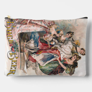 Pochette À Accessoires Poster de la publicité vintage de la bière