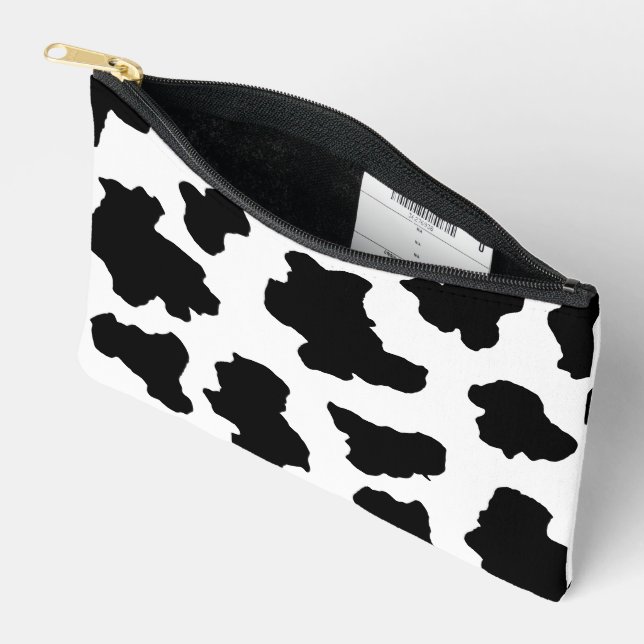 Pochette À Accessoires Pots Moo Cow Hollandais Holstein Zones Animales (Ouvrir)